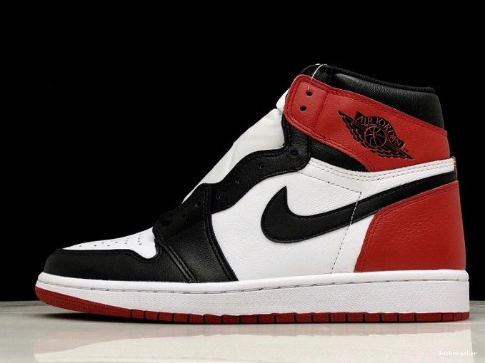 Rep LUCY Jordan Retro 1 Air Black Toe 555088-125 0812